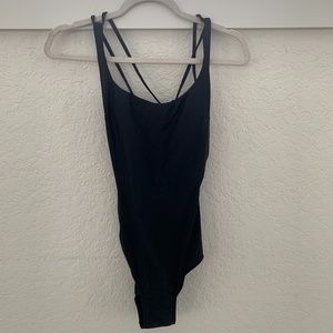 Albion Black One Piece Swim Suit
